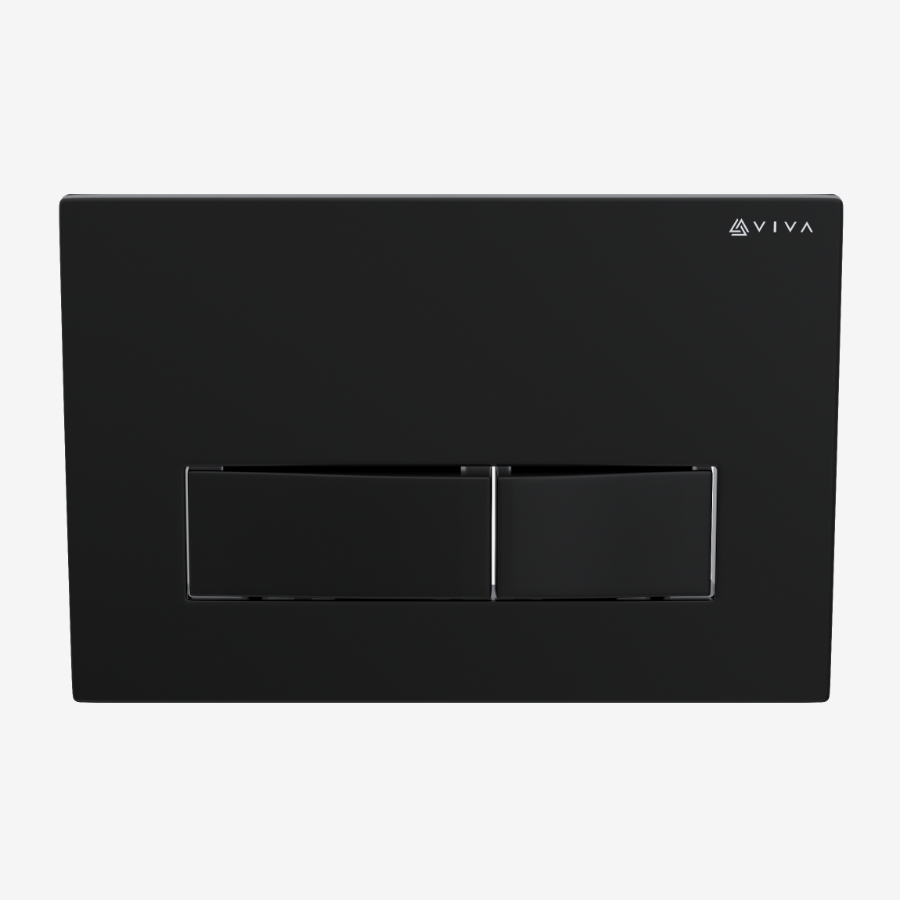 Skylo Concealed Toilet Cistern Black Bottom & Side Entry Viva