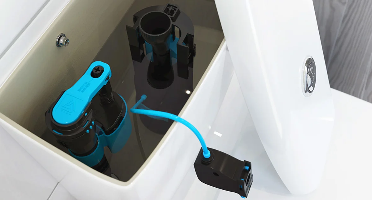 Skylo flush valves with uni button giving plumbers greater flexibility